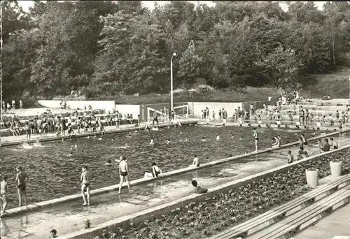 Brandenburg Havel Schwimmbad am Marienberg Kat. Brandenburg