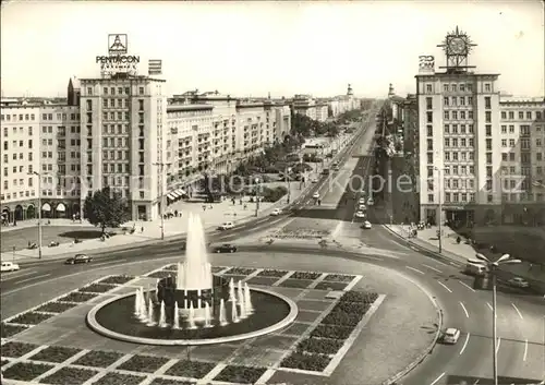 Berlin Karl Marx Allee Strausberger Platz Kat. Berlin