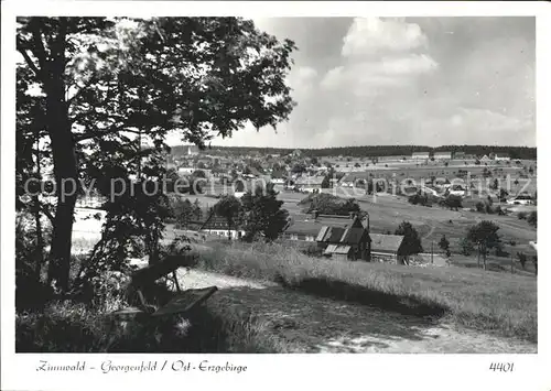 Zinnwald Georgenfeld Panorama Kat. Altenberg