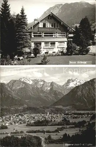 Oberstdorf Haus Schugg Panorama Kat. Oberstdorf