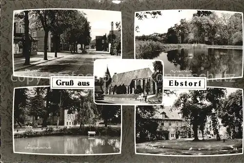 Ebstorf Hauptstr Muehlenteich Landbauschule Kloster Kat. Ebstorf