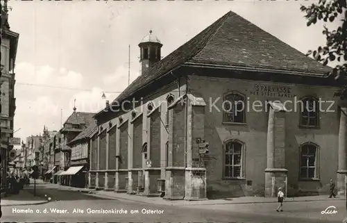 Hameln Alte Garnisonkirche am Ostertor Kat. Hameln