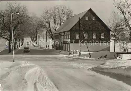 Hermsdorf Erzgebirge Gaststaette Buschhaus Kat. Hermsdorf Osterzgebirge