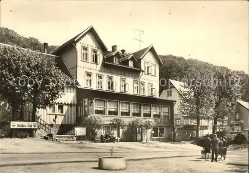 Altenbrak Harz FDGB Erholungsheim Weisses Ross Kat. Altenbrak