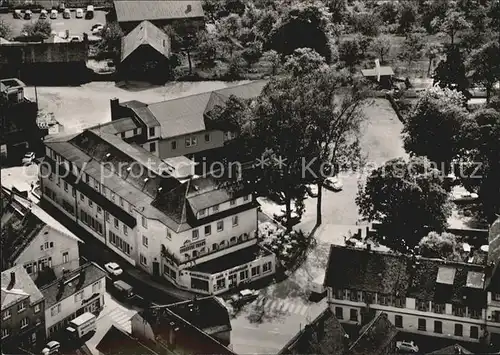 Auerbach Bergstrasse Kurhotel Krone Fliegeraufnahme Kat. Bensheim