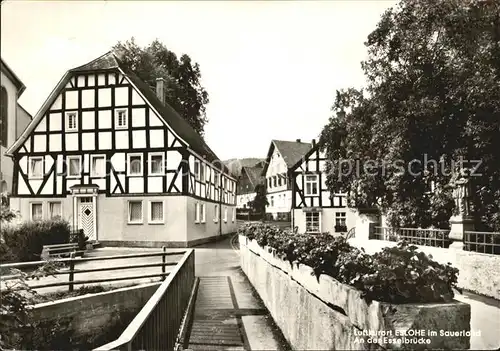 Eslohe Sauerland An der Esselbruecke Kat. Eslohe (Sauerland)