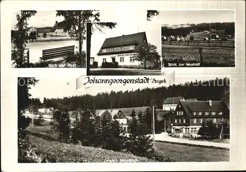 Johanngeorgenstadt Post Grenzland Baude Neustadtblick Steinbach Kat. Johanngeorgenstadt