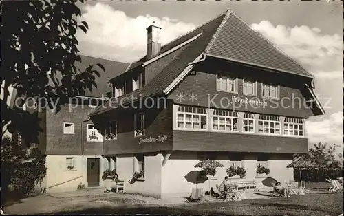 Hoechenschwand Fremdenheim Haus Naegele Kat. Hoechenschwand