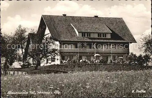 Scheidegg Allgaeu Allmannsrieder Hof  Kat. Scheidegg