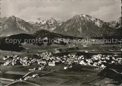 Rosshaupten Forggensee Fliegeraufnahme Kat. Rosshaupten