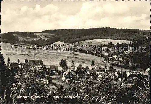 Altenfeld Thueringen Blick von Koenigswald  Kat. Altenfeld