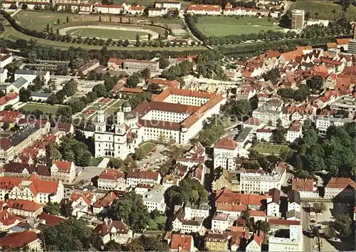 Kempten Allgaeu Fliegeraufnahme St. Lorenzkirche Kat. Kempten (Allgaeu)