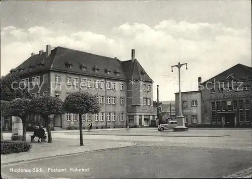 Heidenau Sachsen Postamt Bahnhof Kat. Heidenau