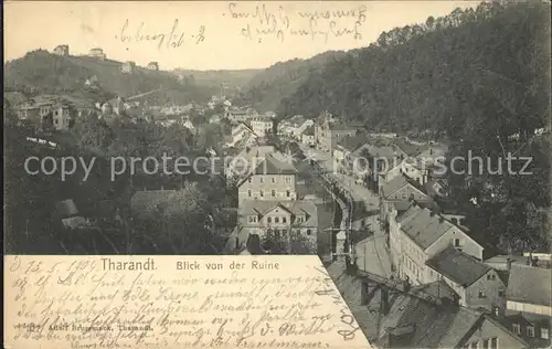 Tharandt Blick von der Ruine Kat. Tharandt