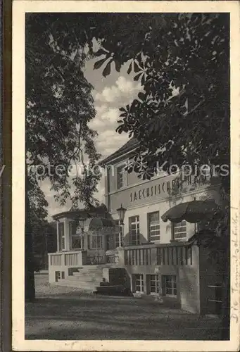 Berggiesshuebel Kurhotel Saechsisches Haus Kneippkurort Kat. Bad Gottleuba Berggiesshuebel