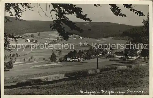 Rehefeld Zaunhaus Blick vom Sternweg Kat. Altenberg