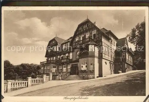 Wernigerode Harz Erholungsheim Kuesters Camp Hauptgebaeude Kat. Wernigerode