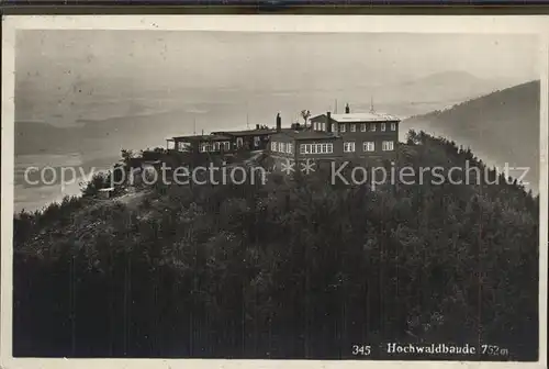 Oybin Hochwaldbaude Zittauer Gebirge Kat. Kurort Oybin