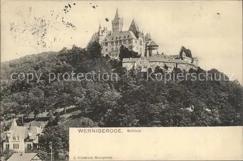 Wernigerode Harz Schloss Kat. Wernigerode