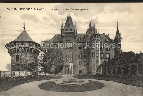 Wernigerode Harz Schloss Kat. Wernigerode