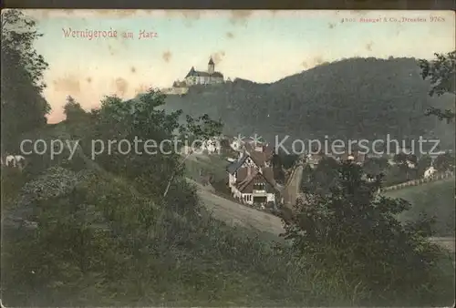 Wernigerode Harz Schloss Kat. Wernigerode