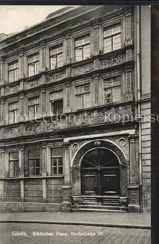 Goerlitz Sachsen Biblisches Haus Neitzstrasse 29 Kat. Goerlitz