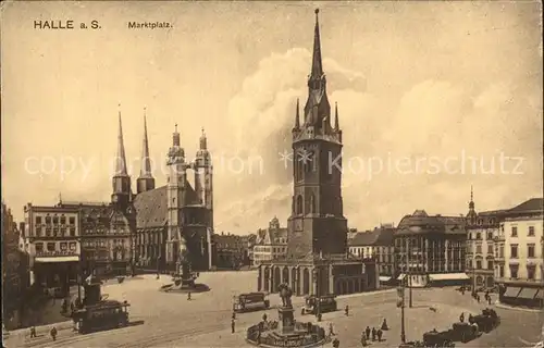 Halle Saale Marktplatz Kat. Halle