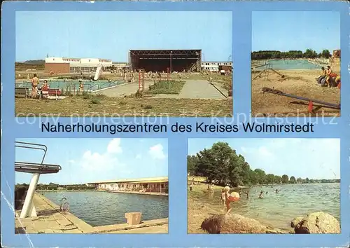 Wolmirstedt Naherholungszentren Warmwasserbad Waldbad Freibad  Kat. Wolmirstedt