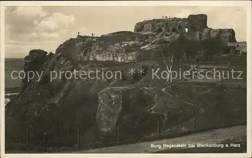 Blankenburg Harz Burg Regenstein Kat. Blankenburg