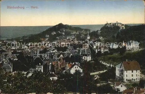 Blankenburg Harz Ortsansicht Kat. Blankenburg