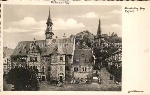 Blankenburg Harz Rathaus Kat. Blankenburg