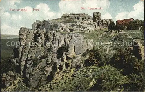 Blankenburg Harz Der Regenstein Kat. Blankenburg