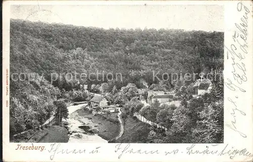 Treseburg Harz Ortsansicht Kat. Treseburg