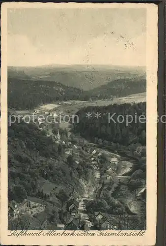 Altenbrak Harz Luftkurort Gesamtansicht Kat. Altenbrak