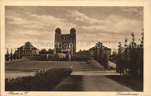 Plauen Vogtland Krematorium Kat. Plauen