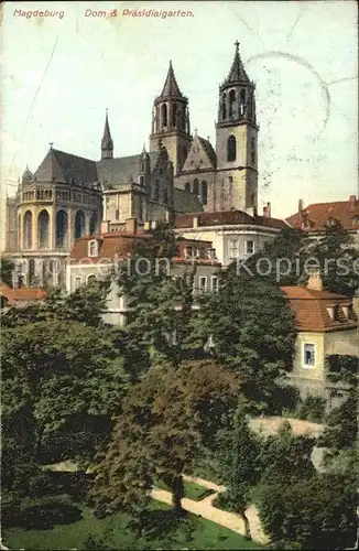 Magdeburg Dom Praesidialgarten Kat. Magdeburg