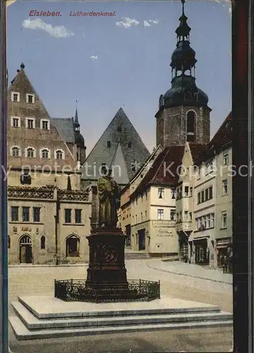 Eisleben Lutherdenkmal  Kat. Eisleben