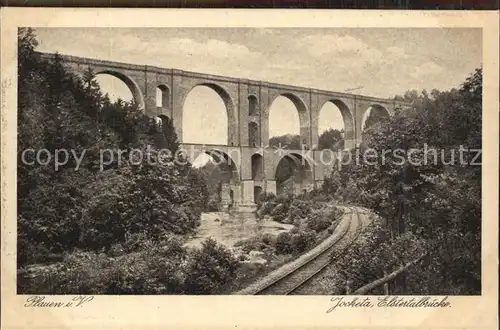 Plauen Vogtland Elstertalbruecke  Kat. Plauen