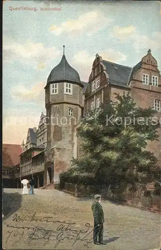 Quedlinburg Schlosshof Kat. Quedlinburg