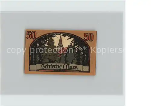 Schierke Harz Goethes Faust 50 Pfennig Kat. Schierke Brocken