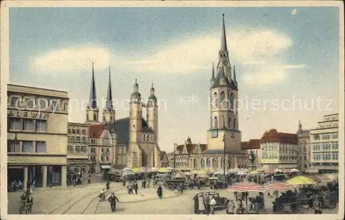 Halle Saale Marktplatz Kat. Halle