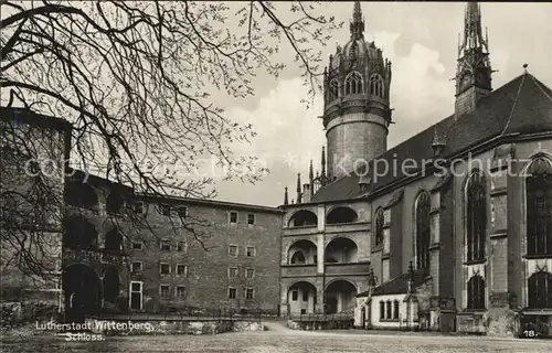 Wittenberg Lutherstadt Schloss Kat. Wittenberg