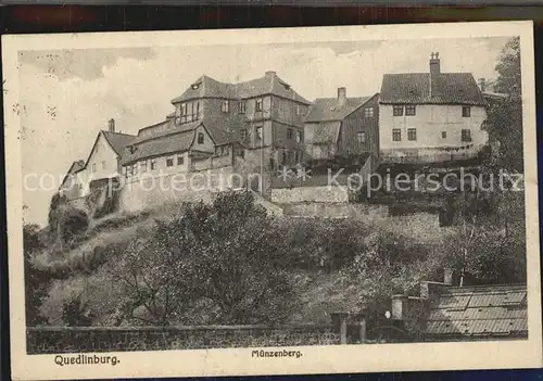 Quedlinburg Muenzenberg Kat. Quedlinburg