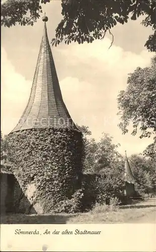 Soemmerda Alte Stadtmauer Kat. Soemmerda