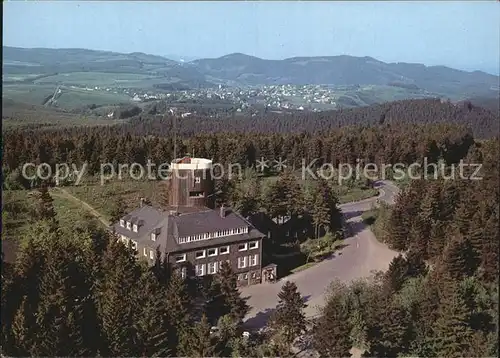 Winterberg Hochsauerland Gaststaette Kahler Asten Fliegeraufnahme Kat. Winterberg