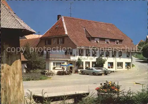 Roetenbach Baden Gasthof Cafe Zum Adler Kat. Friedenweiler