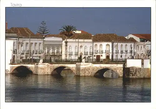 Tavira Roemische Bruecke Fluss Gilao Kat. Tavira