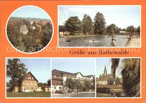 Rathewalde Hocksteinschenke Teilansicht Freibad  Kat. Hohnstein