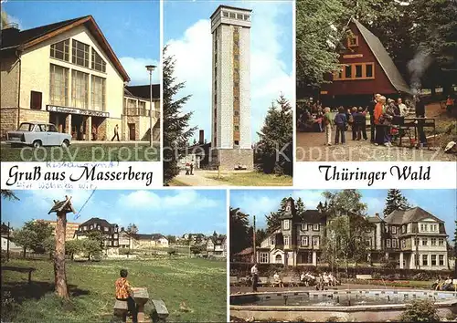 Masserberg Erholungsheim Otto Grothewohl Rennsteigwarte Kurhaus Kat. Masserberg