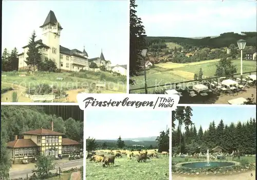 Finsterbergen Kurhaus Steigermuehle Rennsteig Konzertplatz Kat. Finsterbergen Thueringer Wald